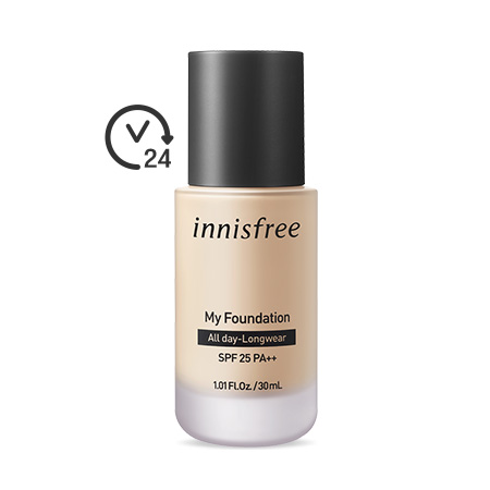 イニスフリーマイファンデーション　オールデイ　ロングウェア　SPF25 / PA++